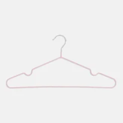 Komplet 5 wieszaków na ubrania różowe