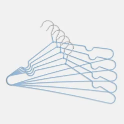 Komplet 5 wieszaków na ubrania niebieskie