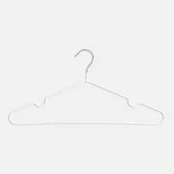 Komplet 5 wieszaków na ubrania białe