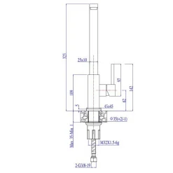 Komplet – zlewozmywak CANTO 30 z baterią GALLA i matą ALLROUND czarny
