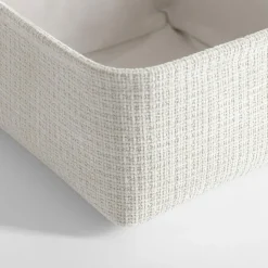 Komplet koszy do przechowywania biały, 3 sztuki