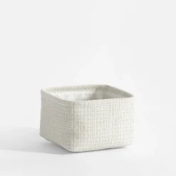 Komplet koszy do przechowywania biały, 3 sztuki