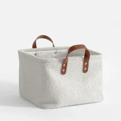 Komplet koszy do przechowywania białe, 3 sztuki