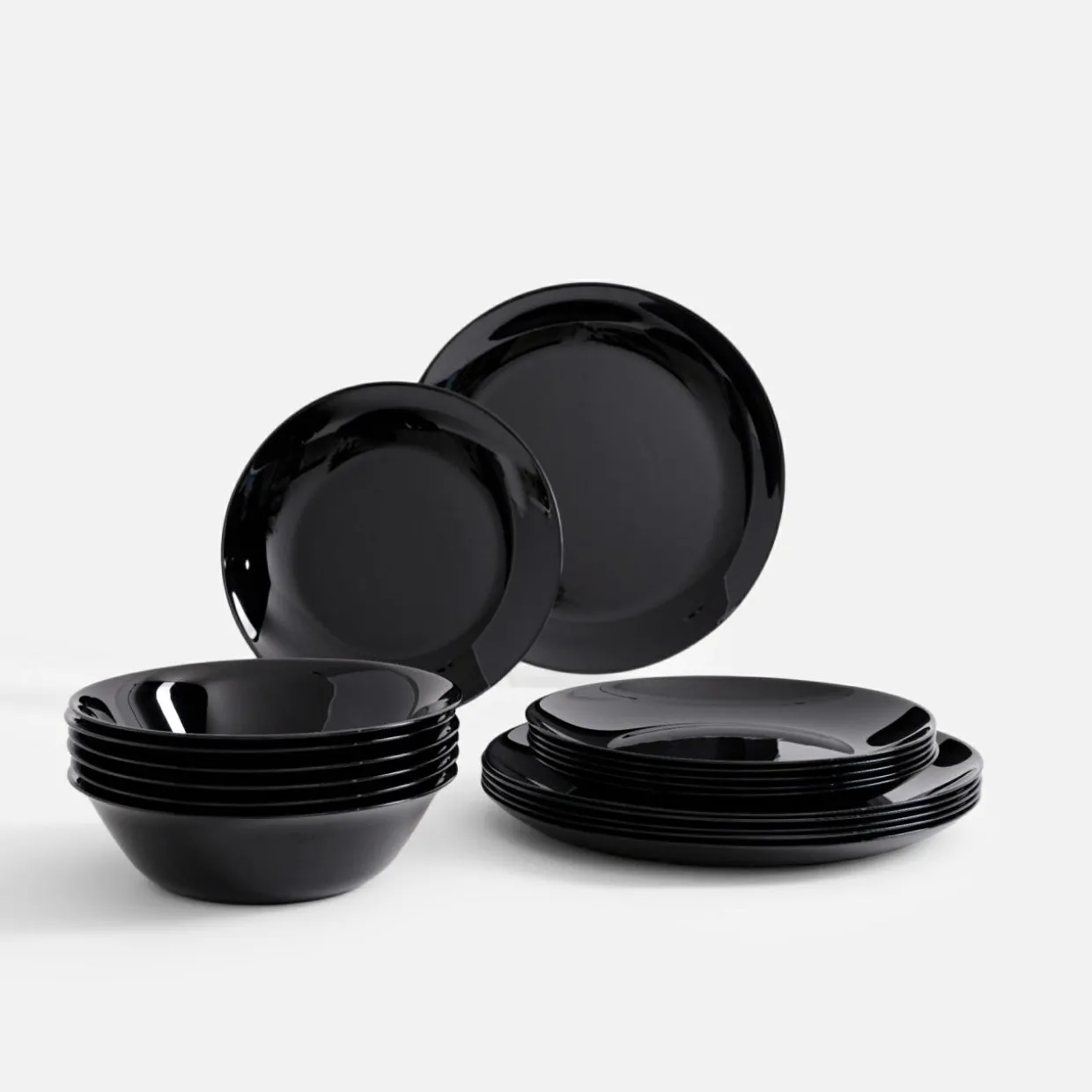 Komplet obiadowy NOIR, 18 elementów