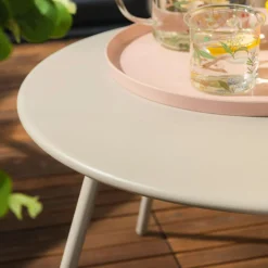 Komplet ogrodowy beżowy HUNDIGO