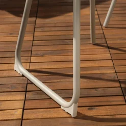 Komplet ogrodowy beżowy HUNDIGO