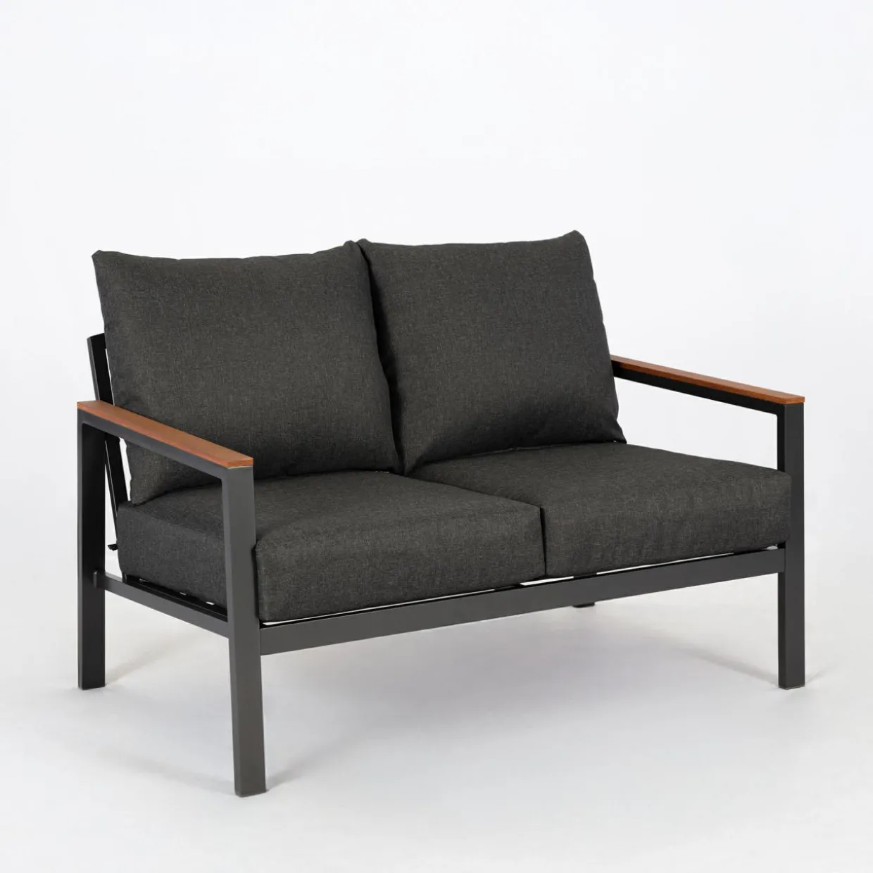 Komplet ogrodowy szary HENTILLA