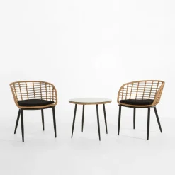 Komplet ogrodowy z technorattanu WILIONI