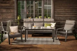 Komplet ogrodowy ze stołem LUUKA