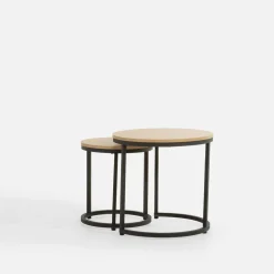 Komplet okrągłych stolików LYVENCE