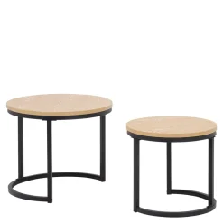 Komplet okrągłych stolików NOLIVA