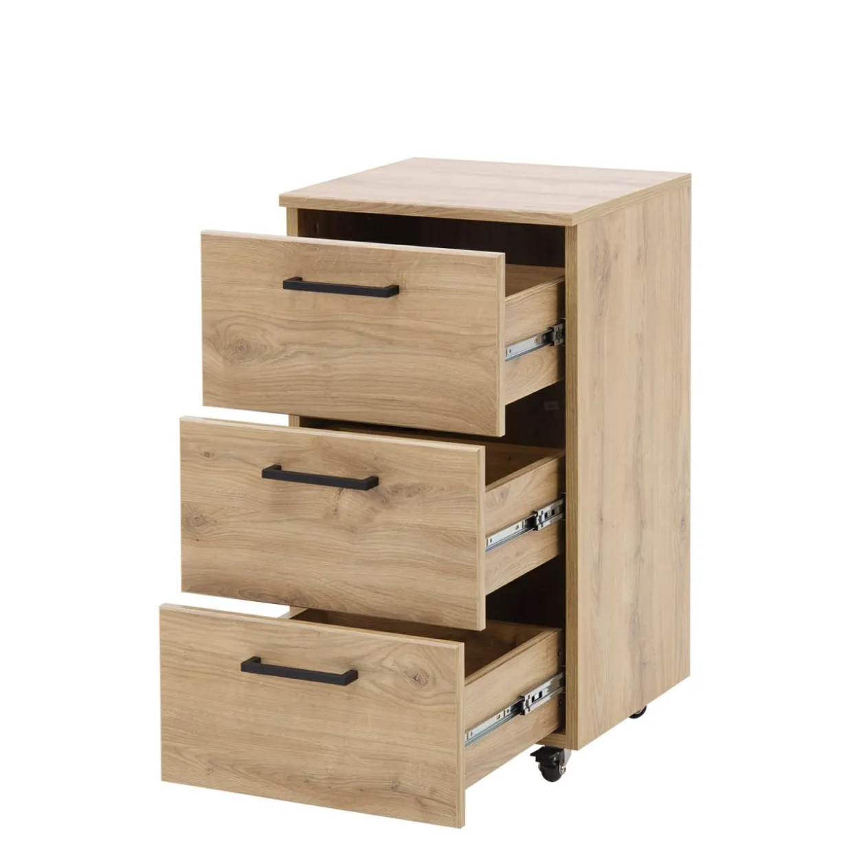 Kontener z 3 szufladami do biurka DOORSET