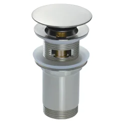 Korek do umywalki bidetu uniwersalny CLICK-CLACK stal szczotkowana NHC F10U