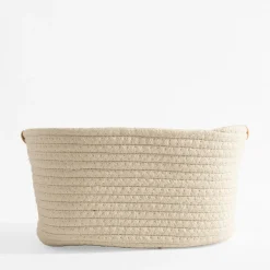 Kosz do przechowywania biały 32x28x15 cm