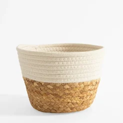 Kosz do przechowywania biały 21x15 cm