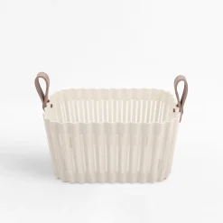 Kosz do przechowywania biały 29x18x14,5 cm