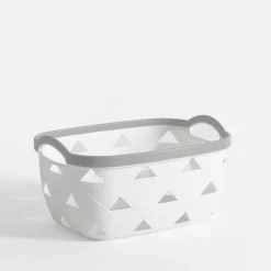 Kosz do przechowywania biały 26x19,4x13,8 cm