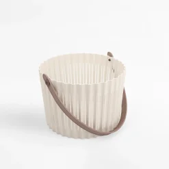 Kosz do przechowywania biały 26x18 cm