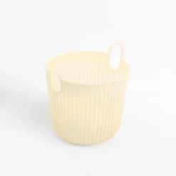 Kosz do przechowywania jasny beż 18x18x16,5 cm