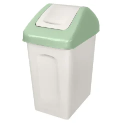 Kosz do segregacji odpadów z pokrywą zieloną 10 l