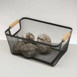 Kosz metalowy czarny