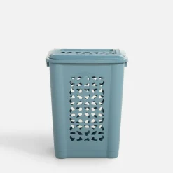 Kosz na bieliznę niebieski PER 60 l
