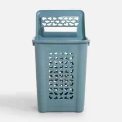 Kosz na bieliznę niebieski PER 60 l