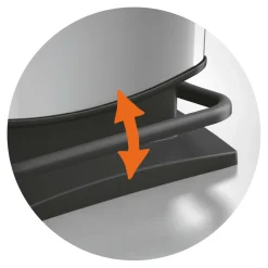 Kosz na śmieci z pedałem PASO 40 l