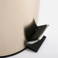 Kosz na śmieci z pedałem złoty 5L