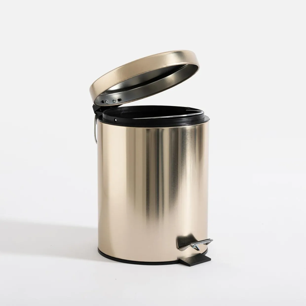 Kosz na śmieci złoty 3 l