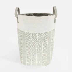 Kosz na pranie biały 35x48 cm