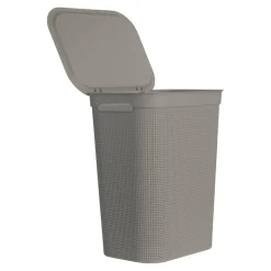 Kosz na pranie szarobrązowy BRISEN 50 l