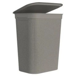 Kosz na pranie szarobrązowy BRISEN 50 l