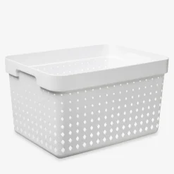 Koszyk biały SEOUL L