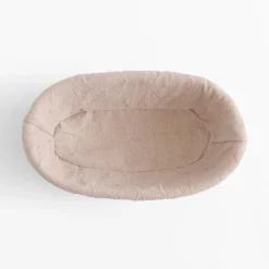 Koszyk do wyrastania garowania pieczywa z lnianym wkładem 25x15x8 cm