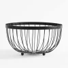 Koszyk na owoce, czarny, 25,5 cm