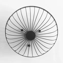 Koszyk na owoce, czarny, 25,5 cm