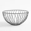 Koszyk na owoce, czarny, 25 cm