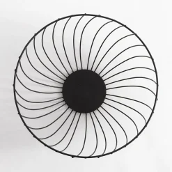 Koszyk na owoce, czarny, 25 cm