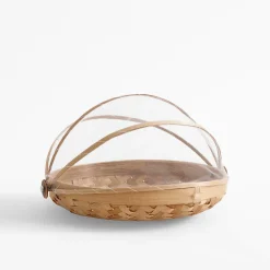 Koszyk z moskitierą, bambusowy 25 cm