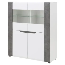 Kredens BRANDO 4D B4 z oświetleniem