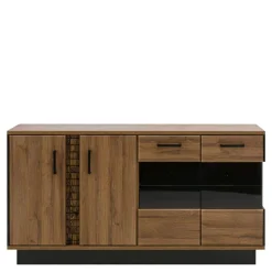 Kredens DORIAN DN4 4D z oświetleniem