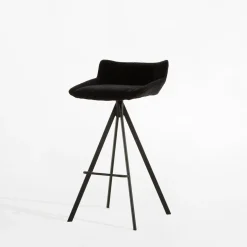 Krzesło barowe czarne FLAIRO