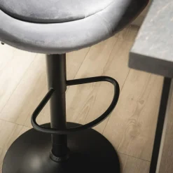 Krzesło barowe szare GOSSI