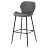 Krzesło barowe szare LAIKA