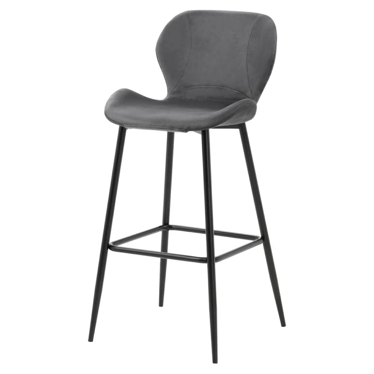 Krzesło barowe szare LAIKA