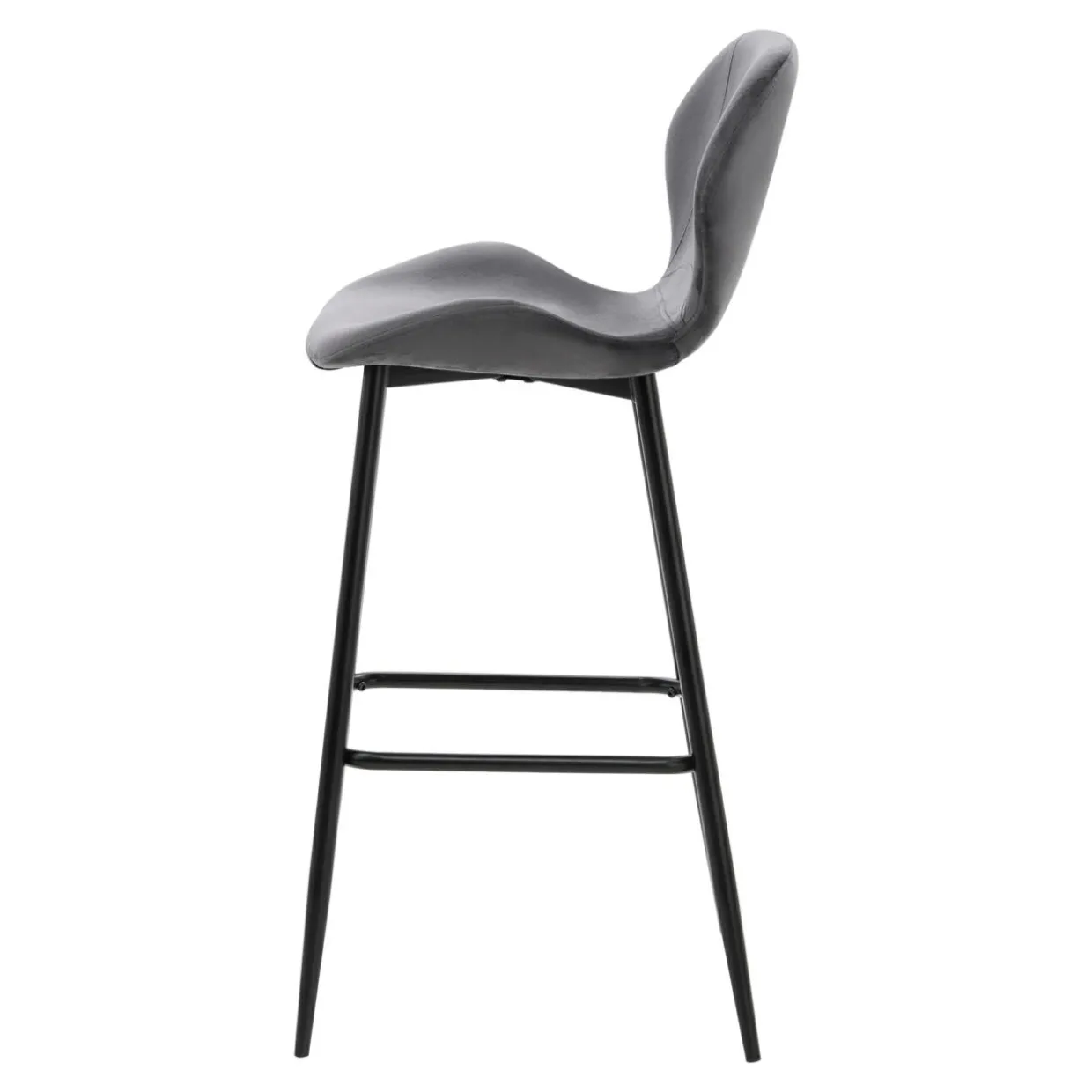 Krzesło barowe szare LAIKA