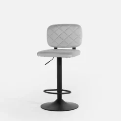 Krzesło barowe szare REVERES
