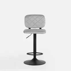 Krzesło barowe szare REVERES