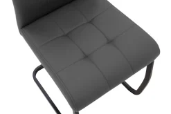 Krzesło na płozie szare ATOLA